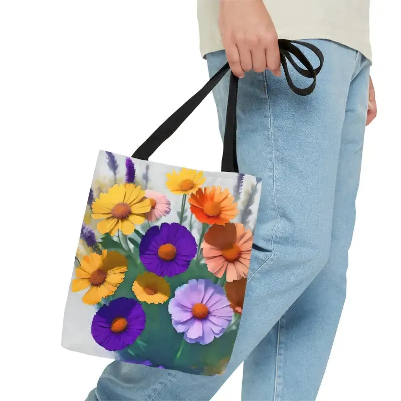 Wild Flowers Print Tote Bag for Style and Charm