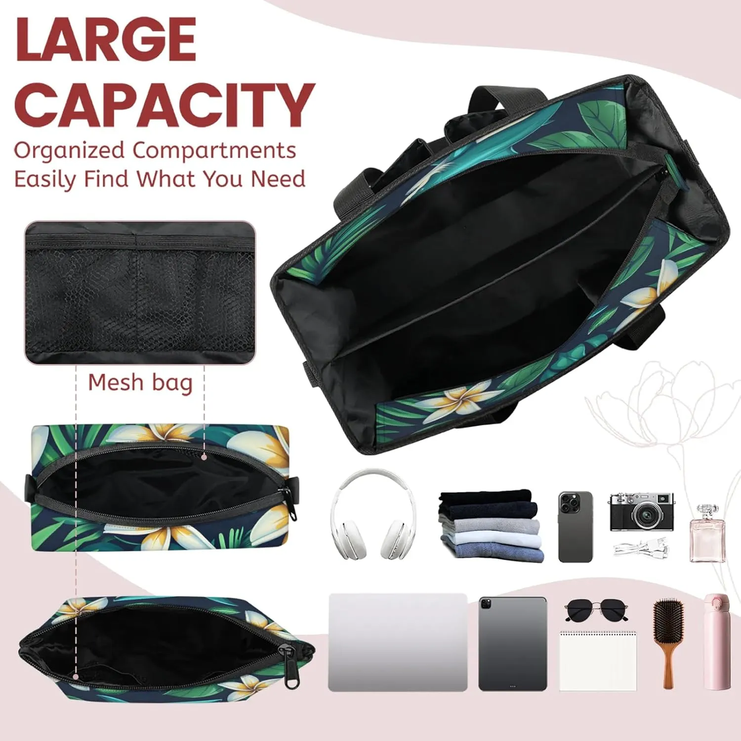 Women Fashion Tote Bag Wallet Shoulder Bags Set 3PCS Top Handle Satchel Purse Large Zippered Handbag Daily Use
