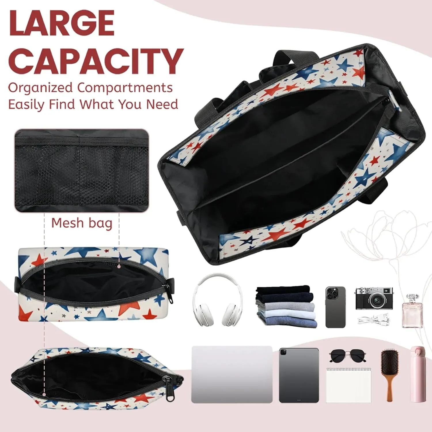 Women Fashion Tote Bag Wallet Shoulder Bags Set 3PCS Top Handle Satchel Purse Large Zippered Handbag Daily Use