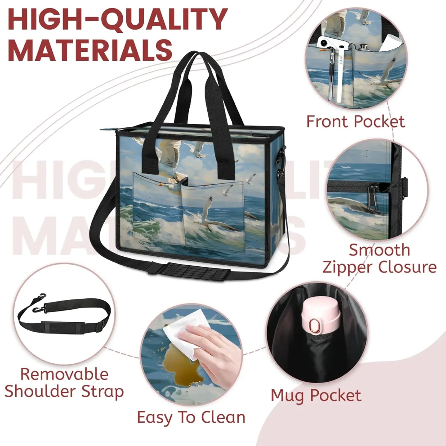Women Fashion Tote Bag Wallet Shoulder Bags Set 3PCS Top Handle Satchel Purse Large Zippered Handbag Daily Use