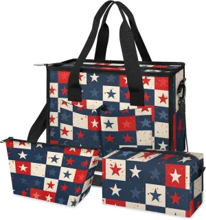 Women Fashion Tote Bag Wallet Shoulder Bags Set 3PCS Top Handle Satchel Purse Large Zippered Handbag Daily Use