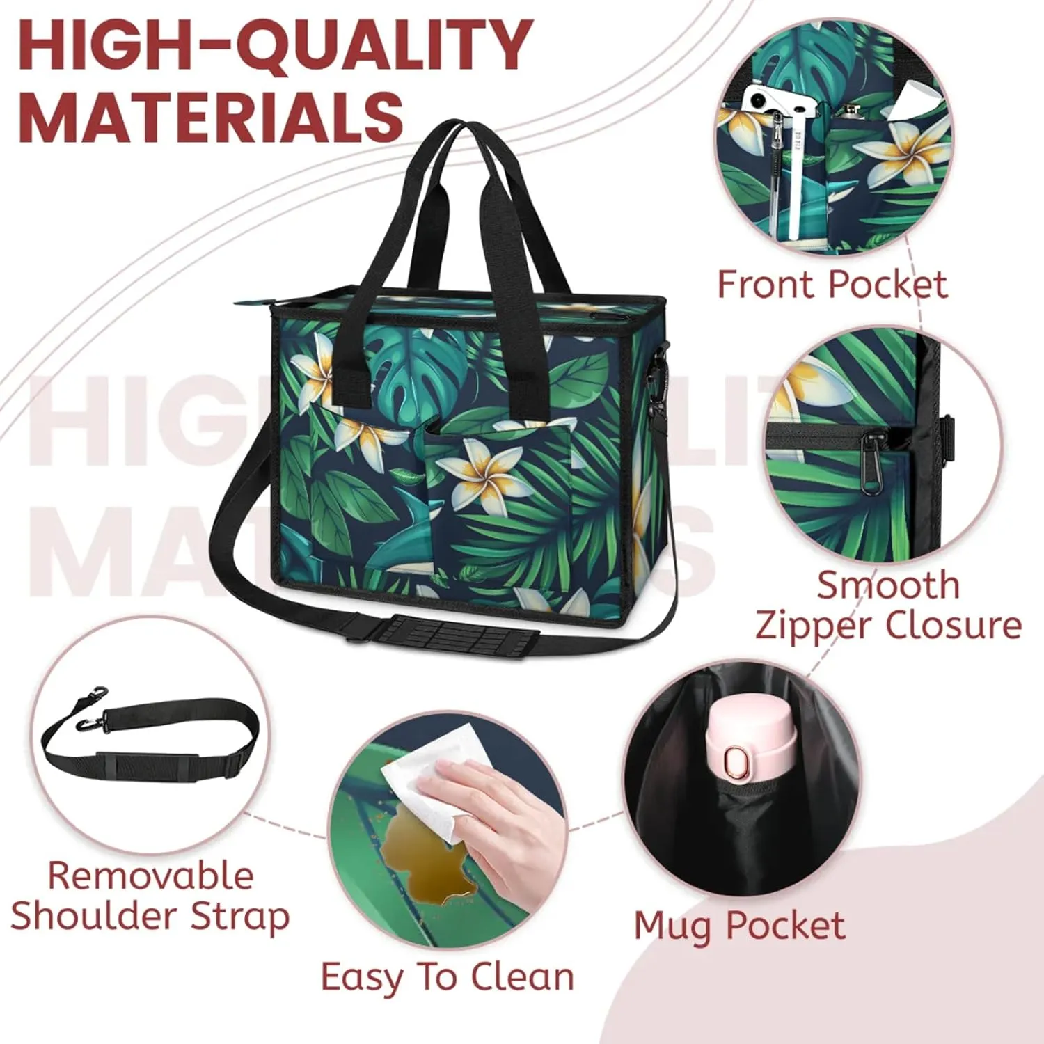 Women Fashion Tote Bag Wallet Shoulder Bags Set 3PCS Top Handle Satchel Purse Large Zippered Handbag Daily Use