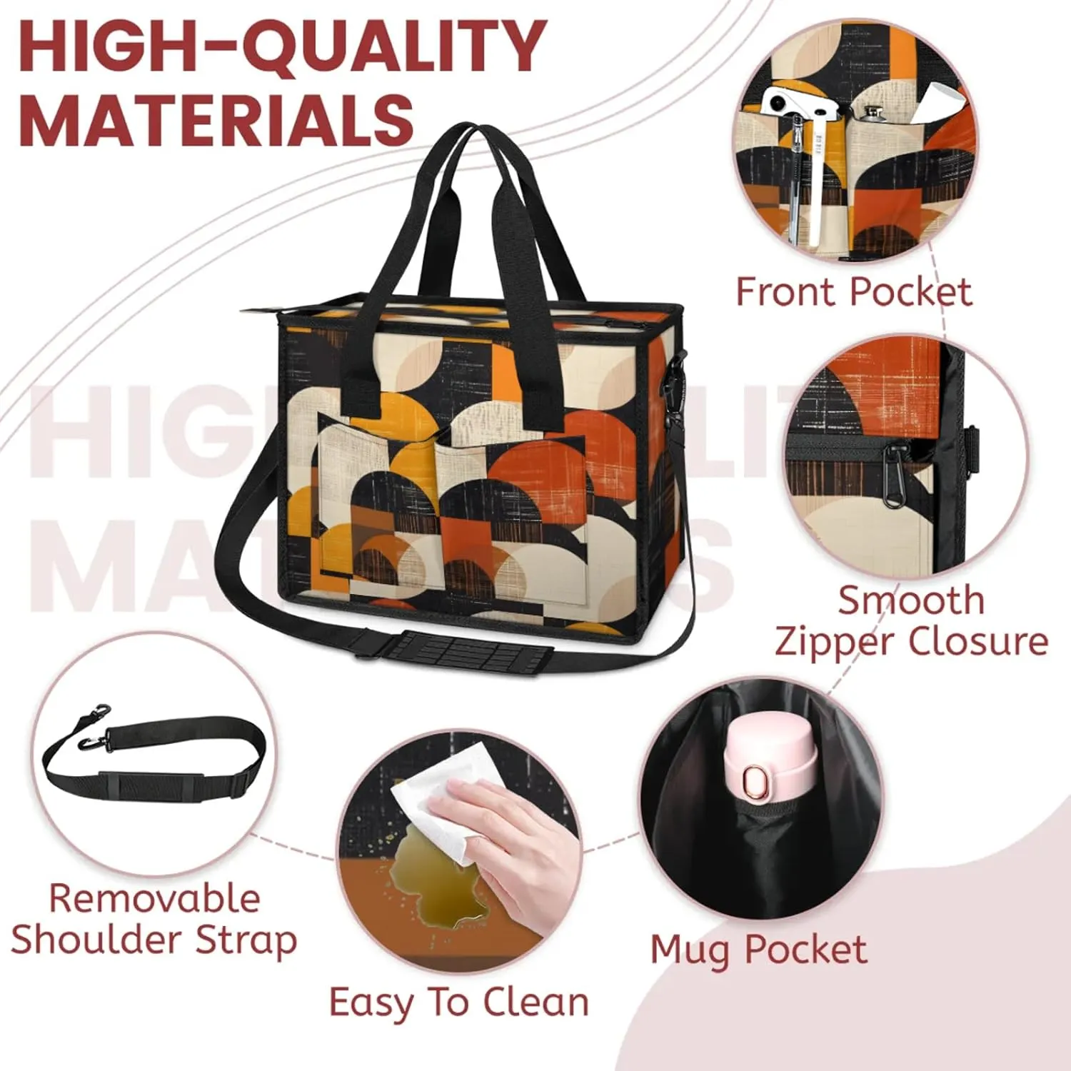 Women Fashion Tote Bag Wallet Shoulder Bags Set 3PCS Top Handle Satchel Purse Large Zippered Handbag Daily Use