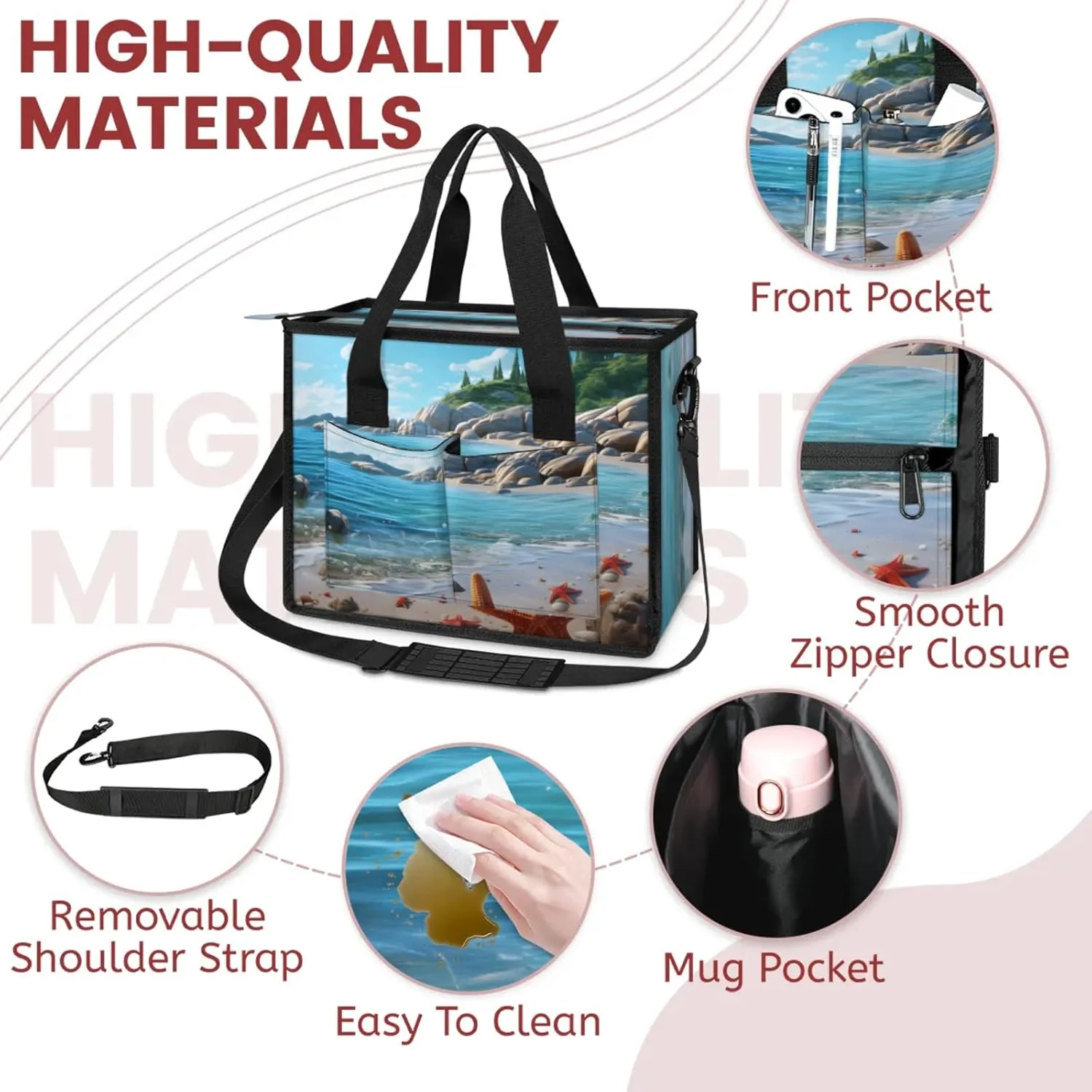 Women Fashion Tote Bag Wallet Shoulder Bags Set 3PCS Top Handle Satchel Purse Large Zippered Handbag Daily Use