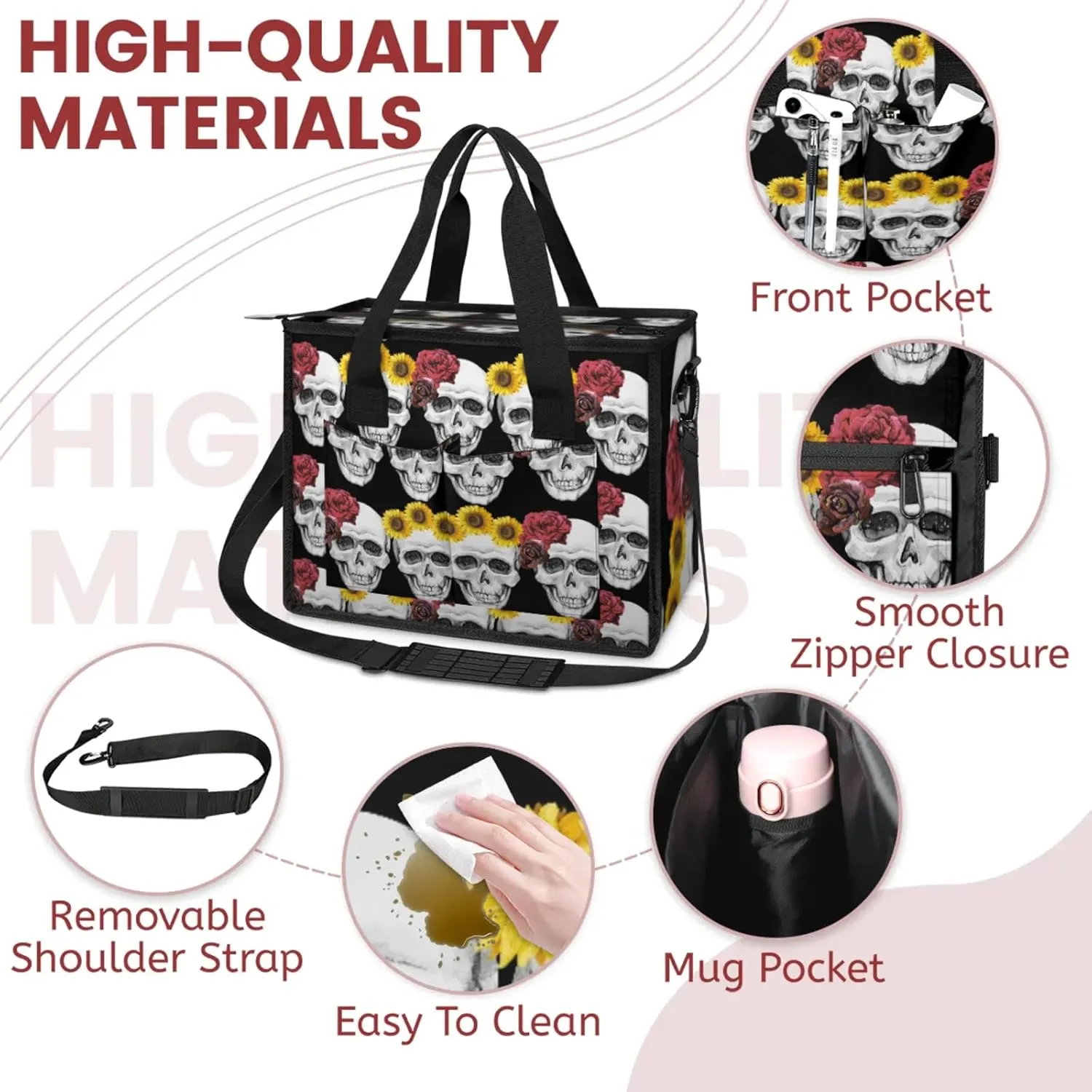 Women Fashion Tote Bag Wallet Shoulder Bags Set 3PCS Top Handle Satchel Purse Large Zippered Handbag Daily Use