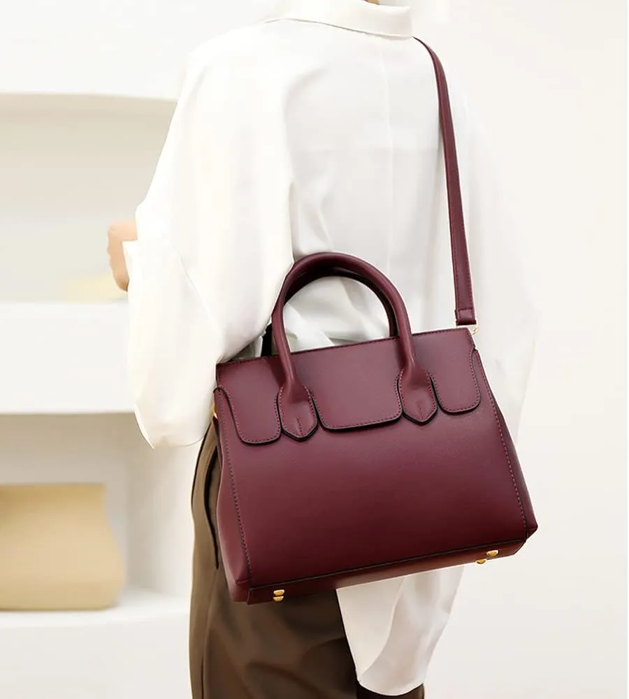 Women Handbags Top Handle Purse Vegan Leather Tote Bags Satchel Medium Totes Shoulder Bag Crossbody Bag Ladies Handbag