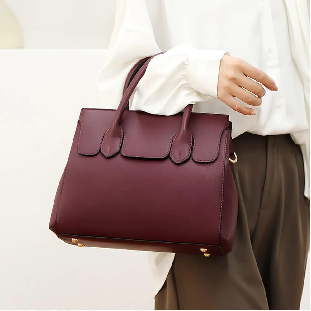 Women Handbags Top Handle Purse Vegan Leather Tote Bags Satchel Medium Totes Shoulder Bag Crossbody Bag Ladies Handbag