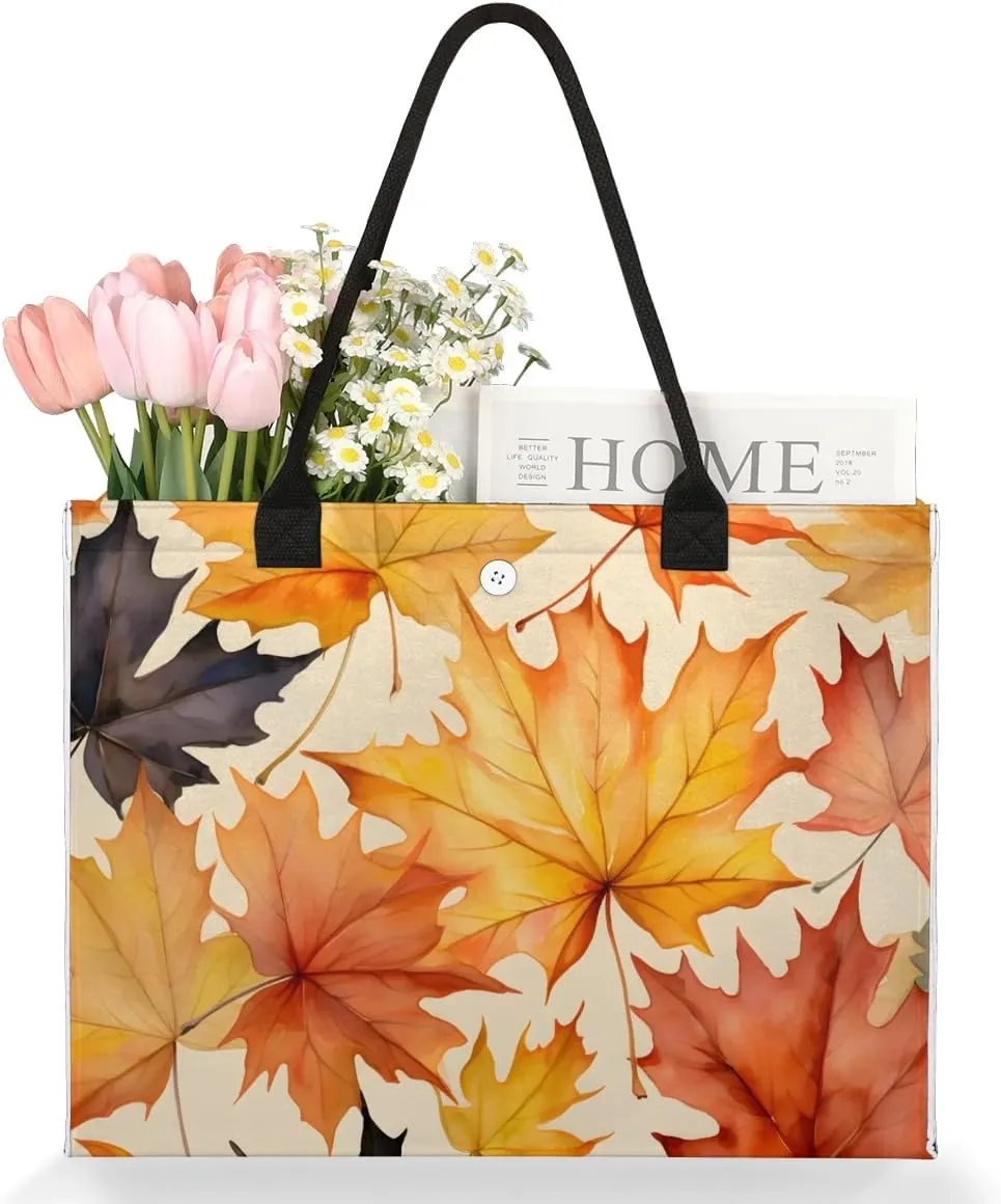 Womens Birthday Gifts Tote Bag Tropical Leaves Beach Bags for Women Handbags
