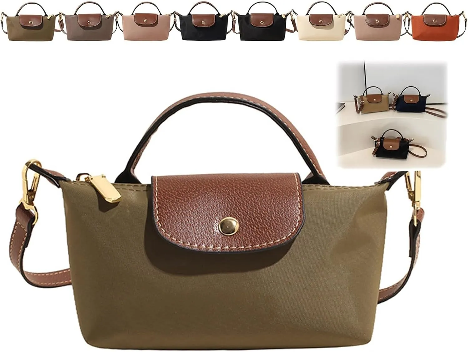 Women's Fashion Colorblock Mini Crossbody Bag, Elegant Handbags Purses with Adjustable Strap, Solid Square Purse Totes Bag