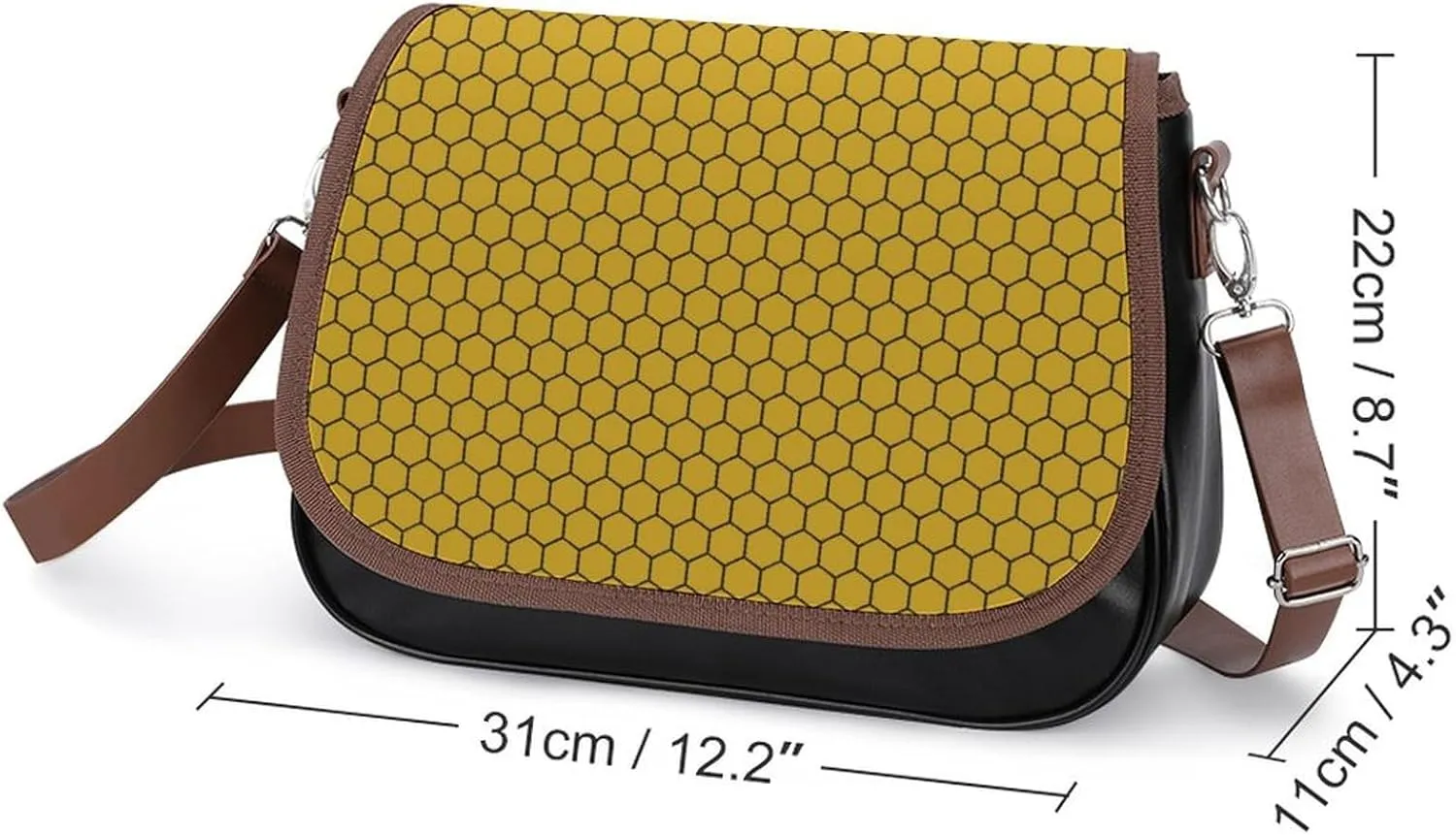 Women's Handbags Animal Print Spacious Multi-Pocket Shoulder Bags Outdoor Hook-and-Loop Crossbody Bags