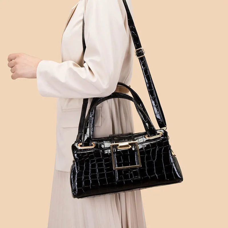 Womens PU Single Shoulder Messenger Bag