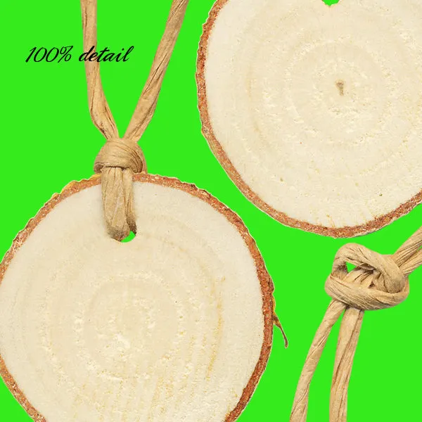 Wood Slices Tags