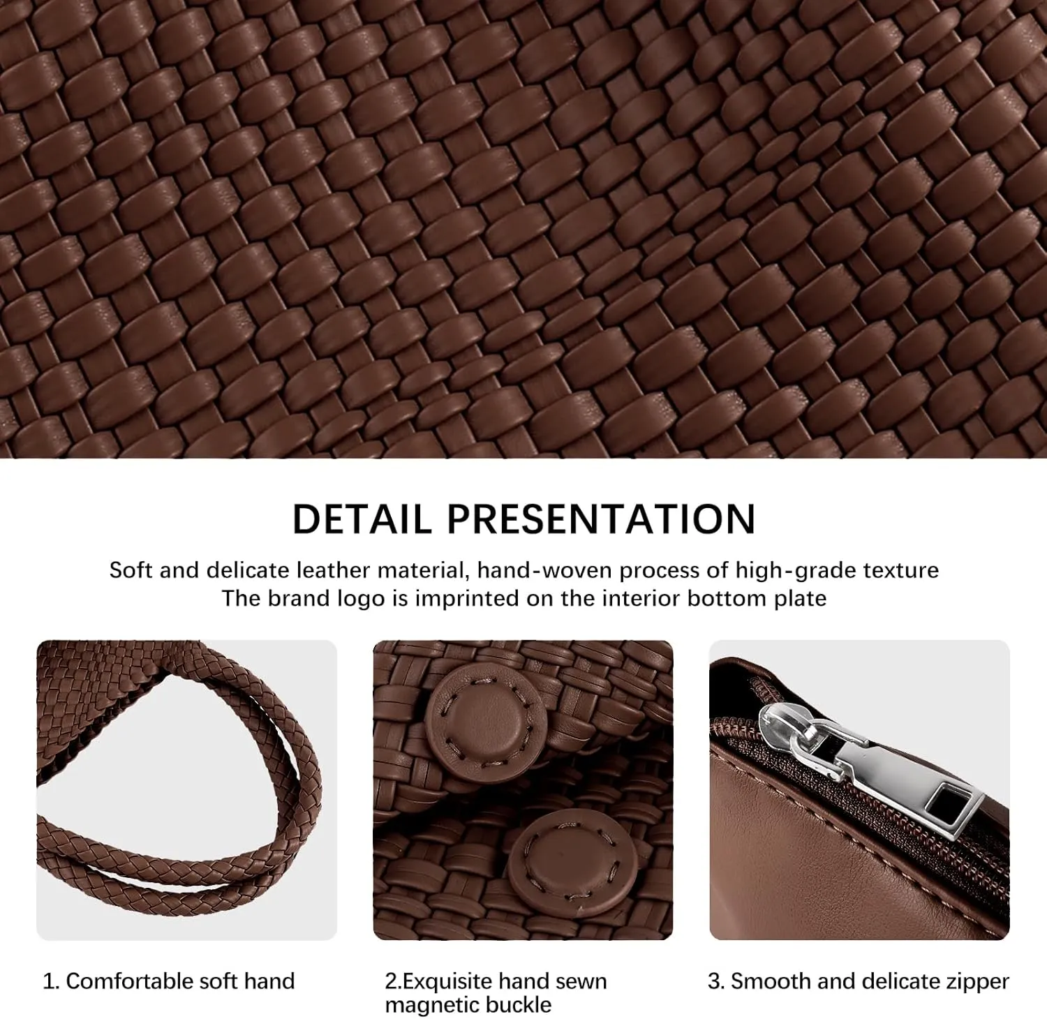 Woven Tote Bag Womens Purse Vegan Leather Shoulder Handbags Fashion Summer Beach Tote Bags Large Travel Totes
