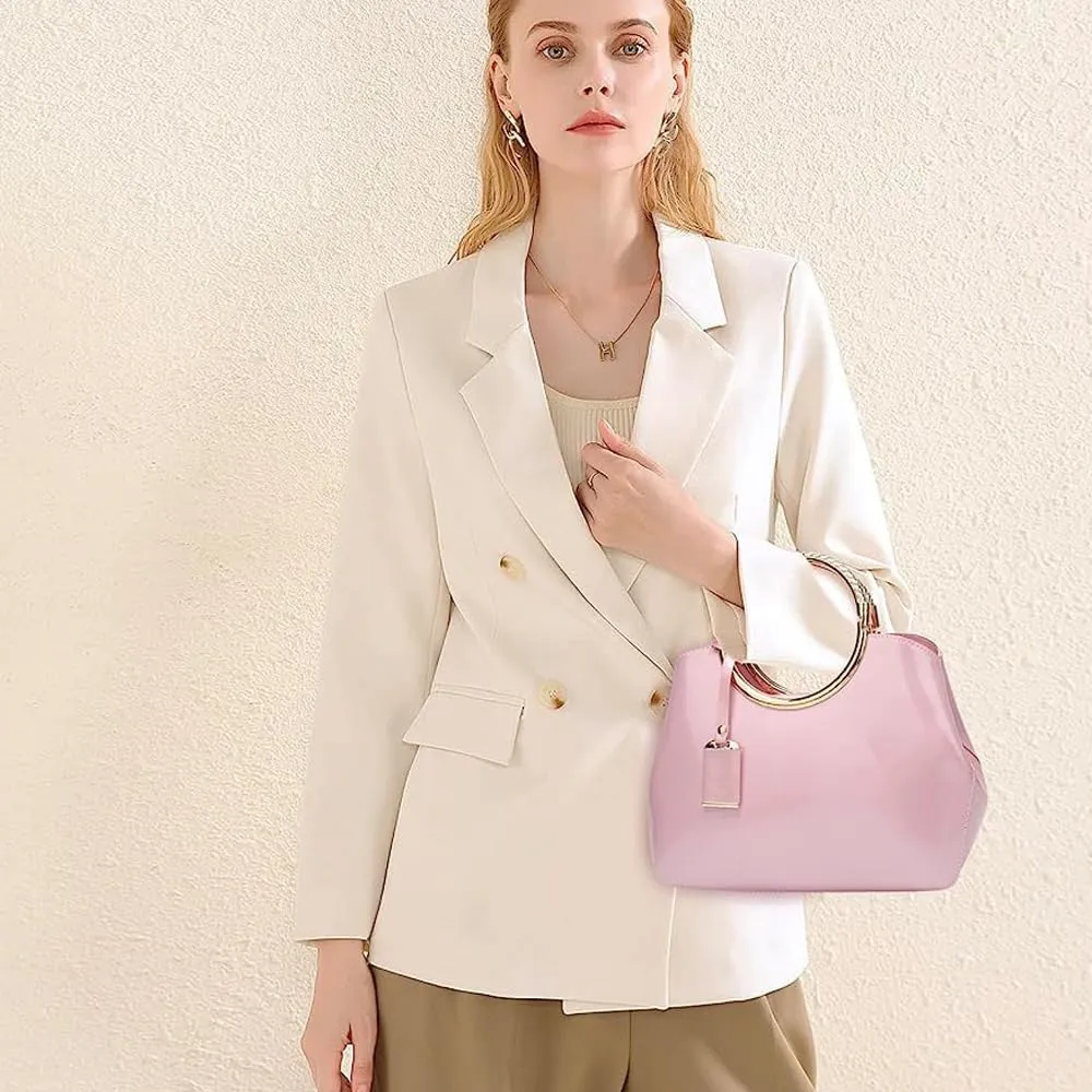 ZiMing Women Tote Bag Patent Leather Totes Top Handle Purse Satchel Shoulder Bag Ladies Gorgeous Evening Bags