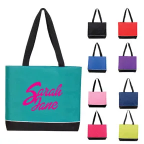 Zipper Shoulder Tote